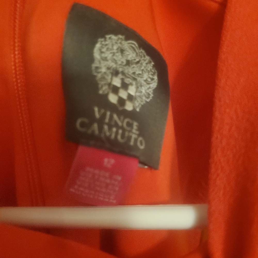 Vince Camuto Coral Midi Dress with Bow - Picture 5 of 6